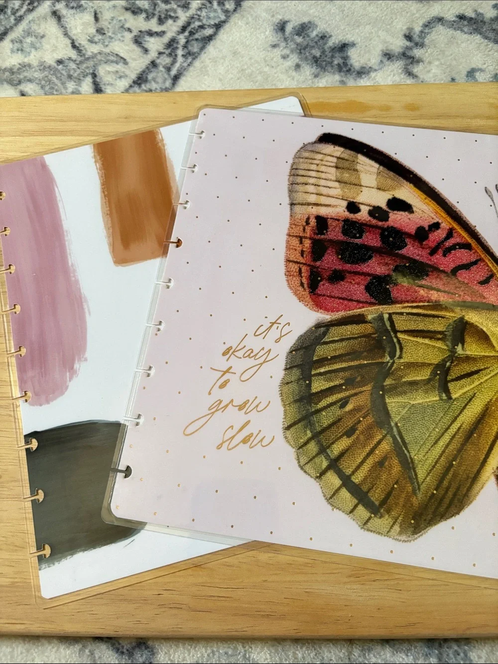 The Happy Planner Disc-Bound Covers and accessories.